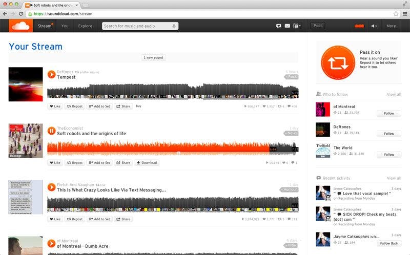 Optimización Soundcloud